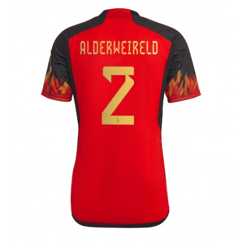 Maillot de foot Belgique Toby Alderweireld #2 Domicile Monde 2022 Manches Courte